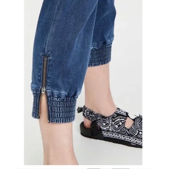 JBRAND Arkin Zip Ankle Blue Denim Jogger Jeans | 26 - Picture 12 of 12